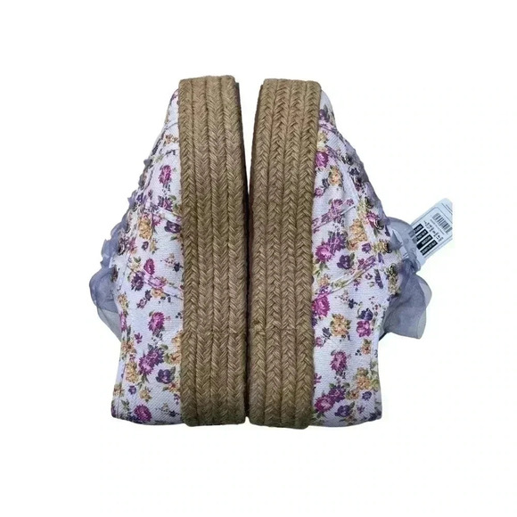 Superga x LoveShackFancy Flowers Rope Sneakers Size 41/US 11 - Picture 6 of 16